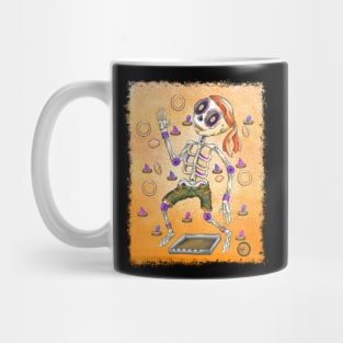 Cute Skeleton - Día De Los Muertos - The Breadman - Goa Nostalgia Mug